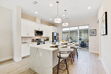 Kitchen Island with Breakfast Bar